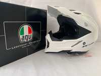 Casca moto enduro M, L ATV AX-8 AGV E2205 SOLID WHITE