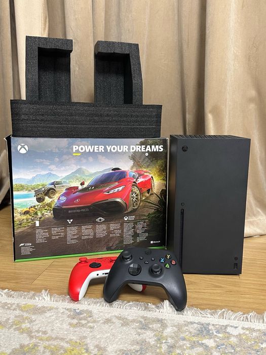 Xbox Series X SSD 1TB полный комплект QHD HDMI+2 ориг пада