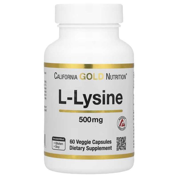 California Gold L-Arginine L-Lysine L-лизин L-аргинин