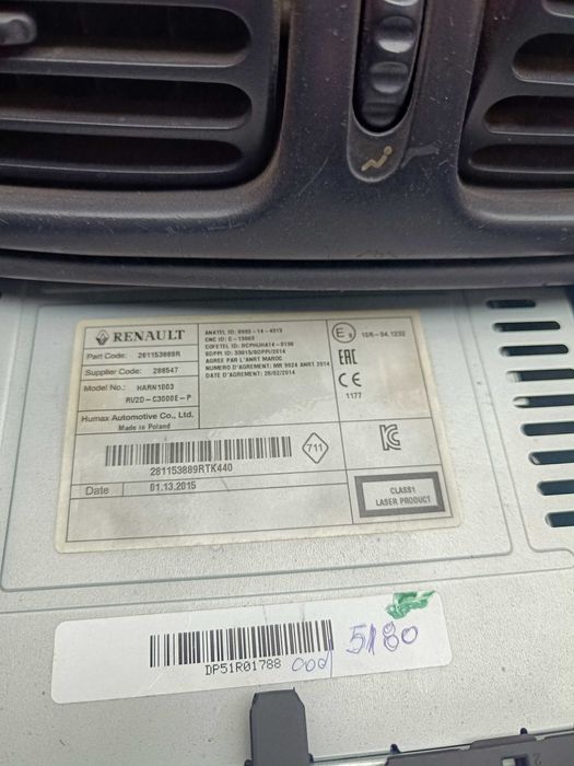 Radio Logan, Dacia,MCV,Duster,Dokker