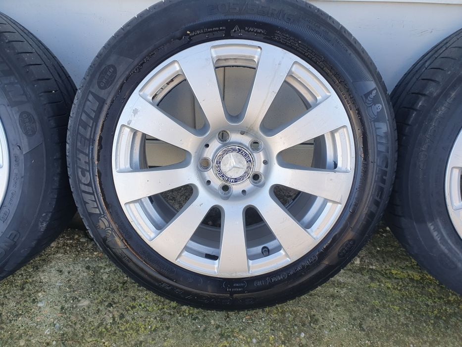 Jante aliaj 16 Mercedes C Klasse ,E Klasse , 5x112 ,anvelope 205 55 16