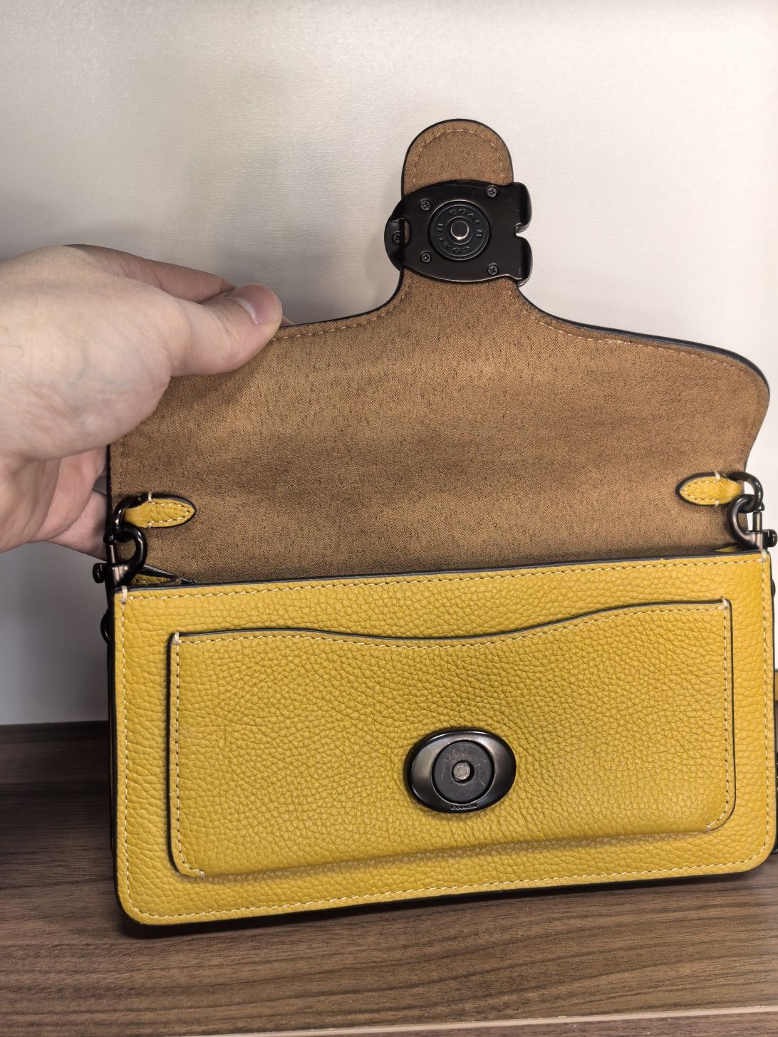 Coach Tabby Chain Clutch Crossbody Bag