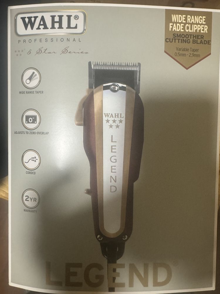 Wahl legend folosit de 2 ori