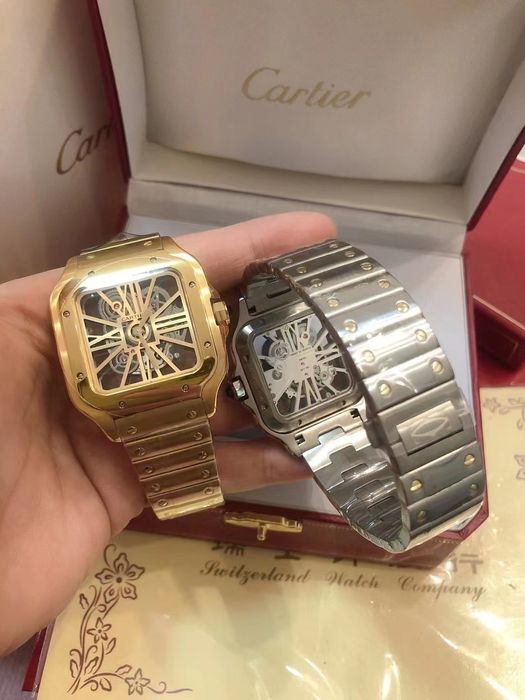 Cartier Santos Skeleton