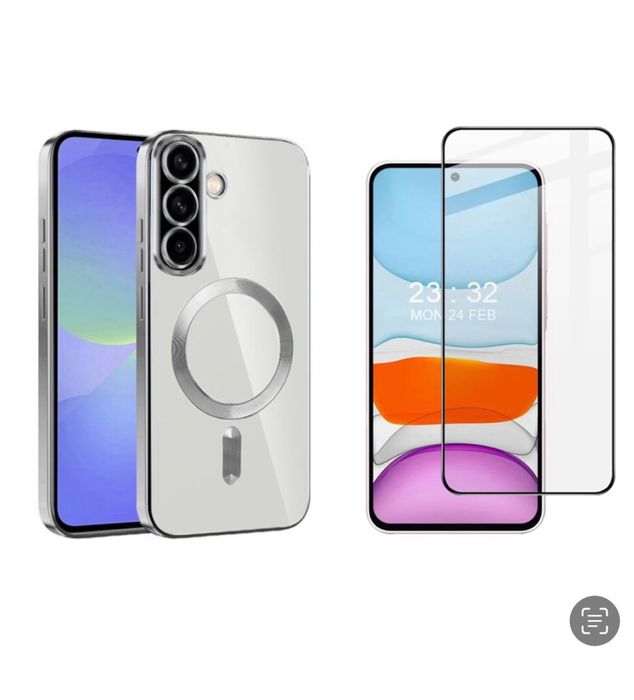 Samsung A16/A17/A07/A26/A36/A56 Husa Magsafe Full Protect+Folie Sticla