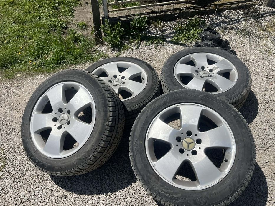 Джанти 17 със зимни гуми , mercedes