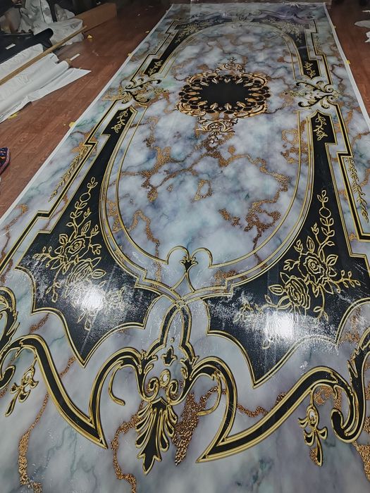 натяжной паталок фото обой хизмати