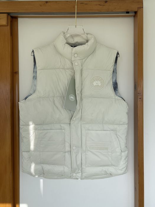 Canada Goose White Vest | Vesta Canada Goose
