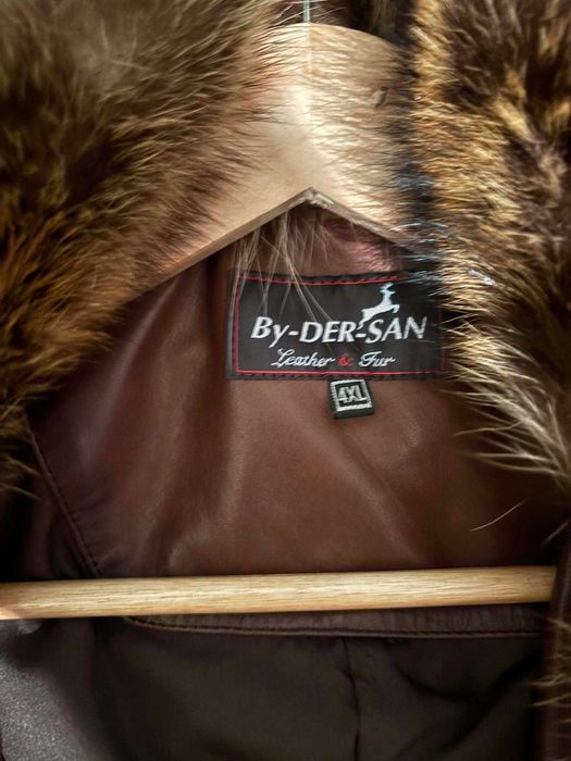 geaca de piele naturala