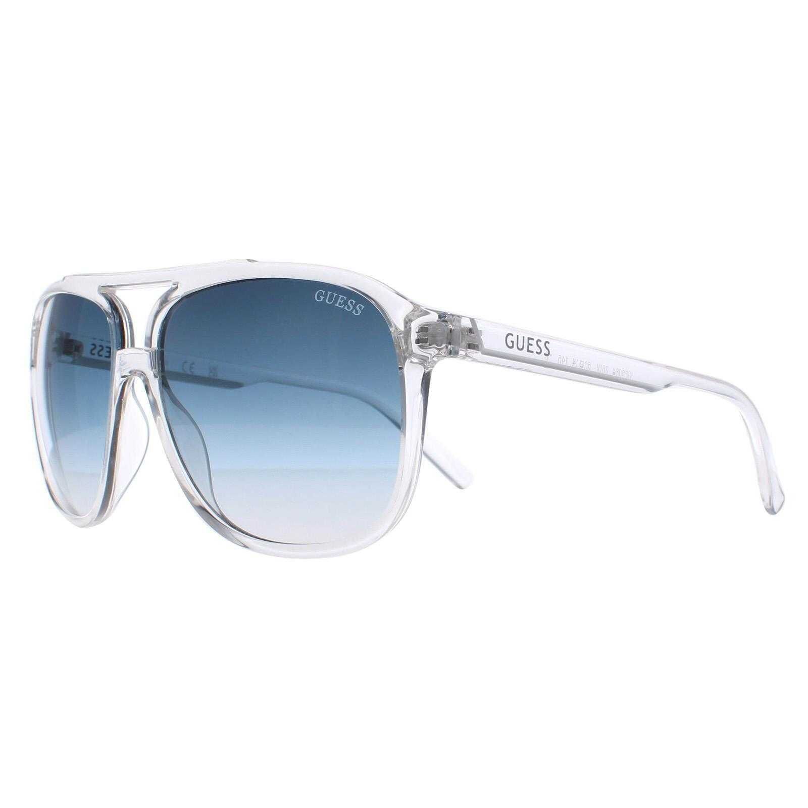 Мъжки слънчеви очила Guess Aviator  Transparent -45%