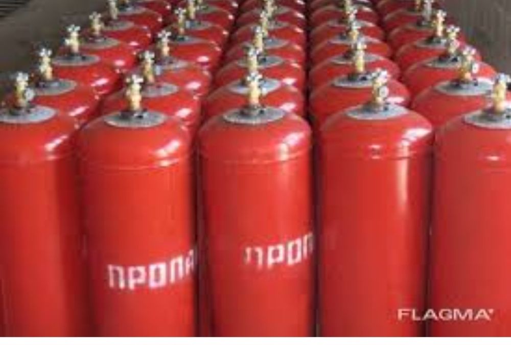 Газ балон большой с газом и без с редуктором и без