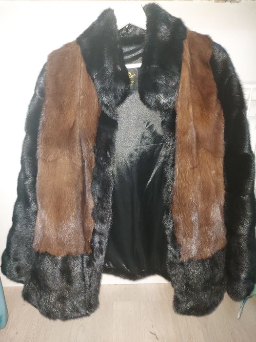 Норковая шуба натуральная под соболь