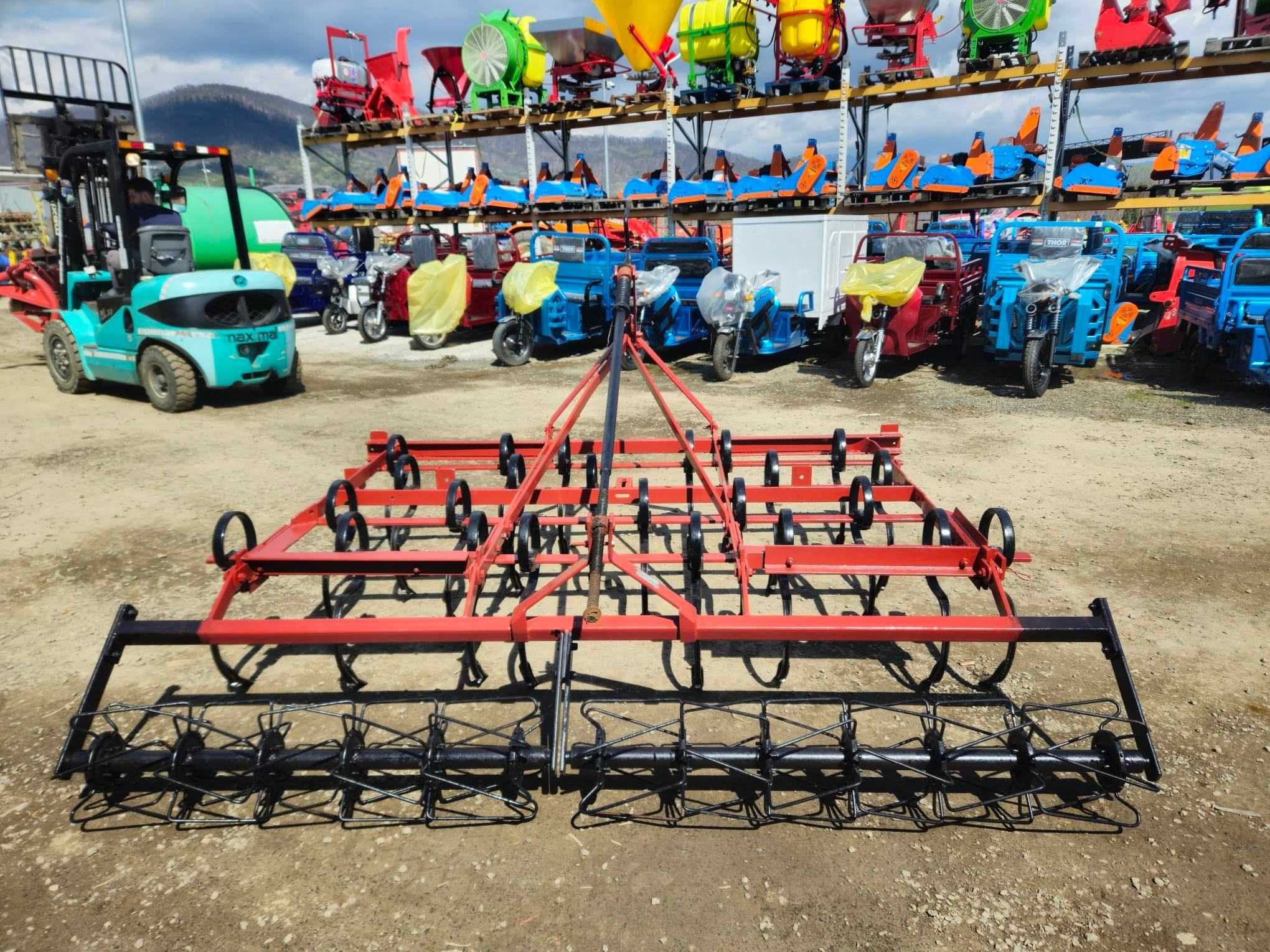 Cultivator 240cm cu tavalug reglabil Agramix