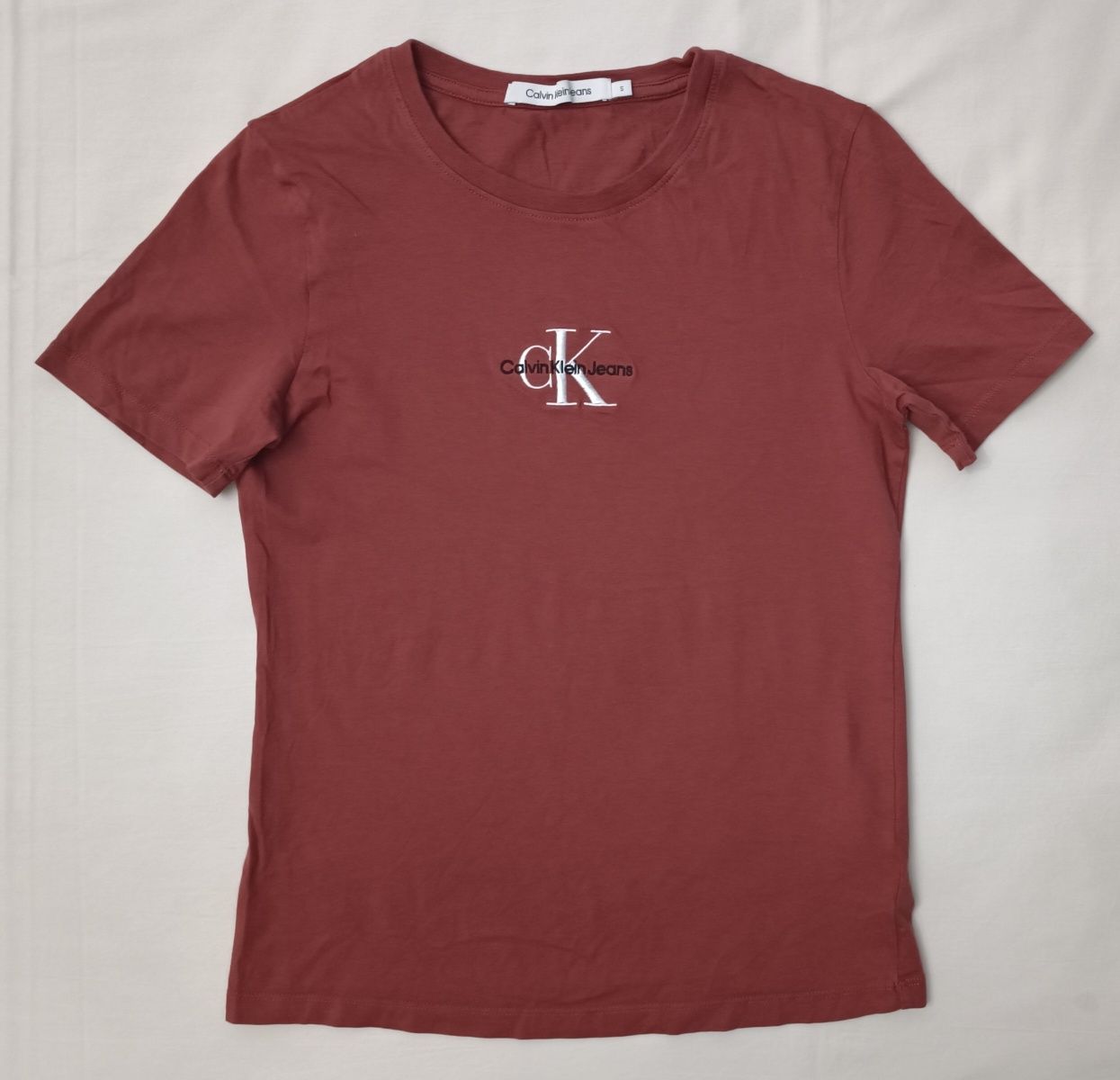 Calvin Klein Jeans Monogram Logo Tee оригинална тениска XS памучна