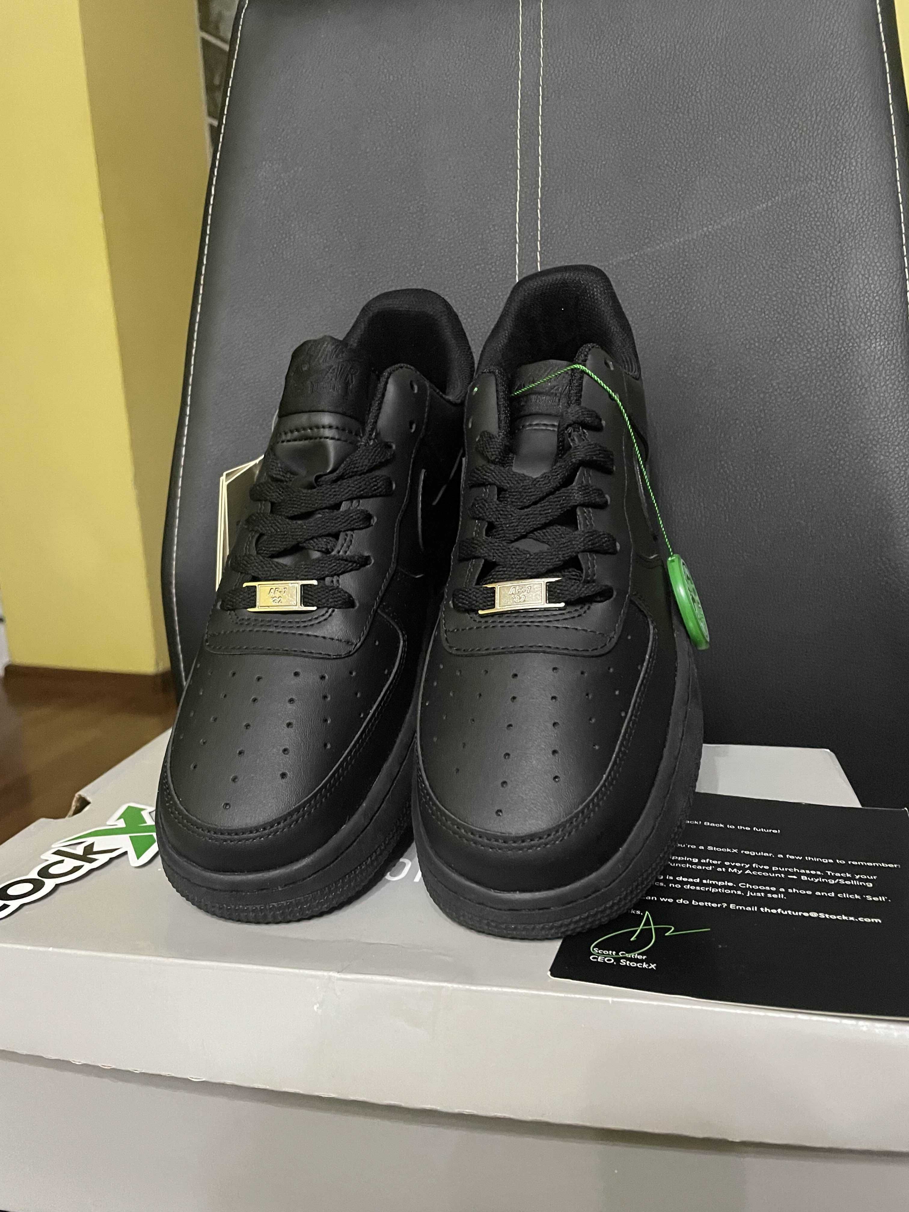 (36-46) Nike Air Force 1 07 Triple Black