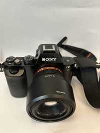 безогледален фотоапарат sony alpha A7 + 2 обектива