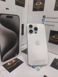 Hope Amanet P5 -iPhone 15 Pro White Titanum 256GB/100% ,Liber de retea