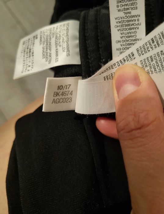 Pantalon negru trening ADIDAS