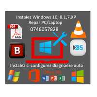 Instalare Windows 11,10,7,8,XP/Repar PC/Diagnoză auto,drivere,programe