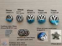 Capacele jante aliaj si embleme cheie Volkswagen Passat Golf Touareg