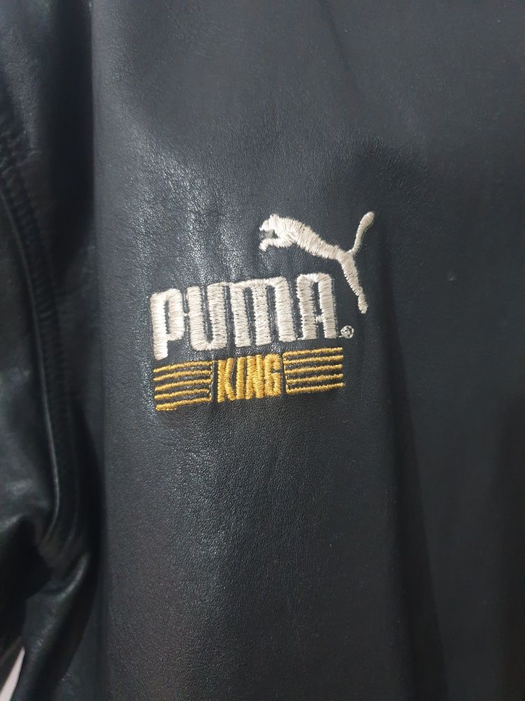 Geacă din piele naturala marca Puma