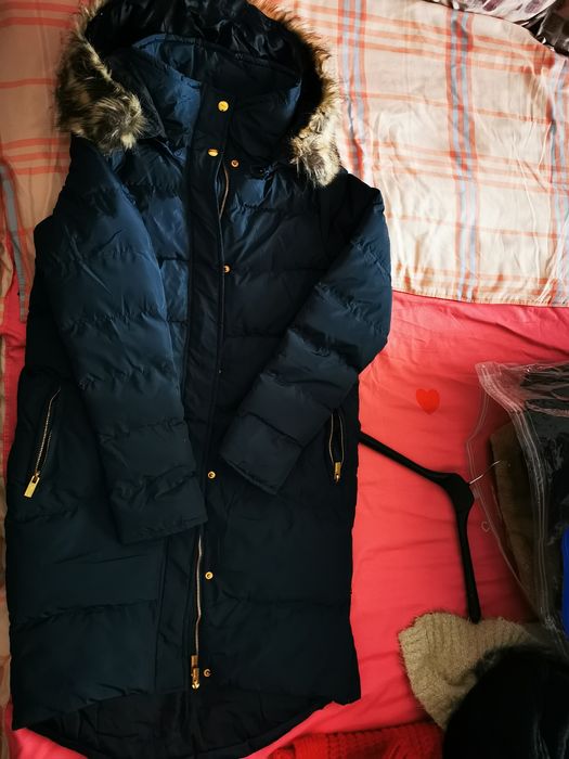 Geaca iarna/lunga/albastra/dama