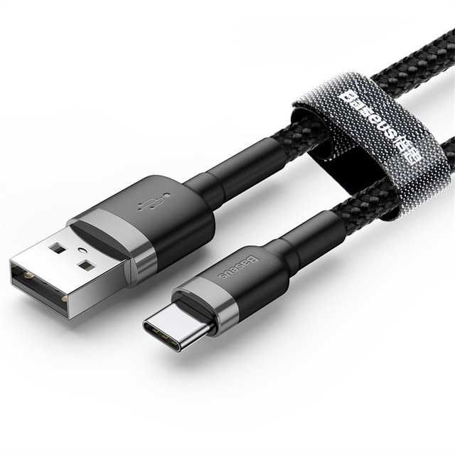 Кабель Baseus Cafule Cable USB to Type-C QC3.0 3A 1m