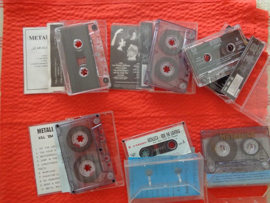 Продавам 6 броя аудиокасетки Metallica