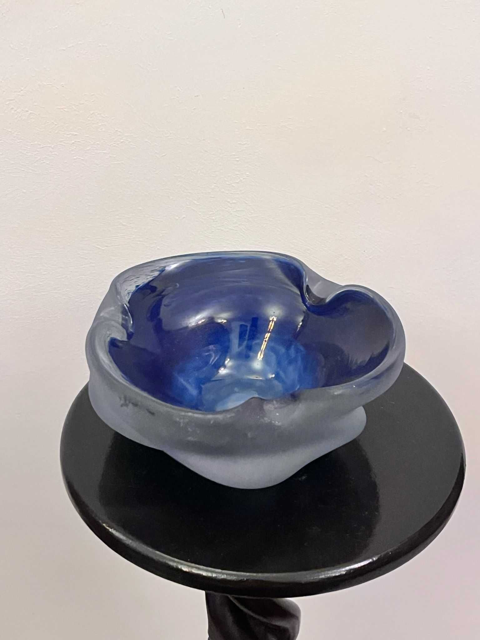 Scrumiera centru de masa cristal bizonat MURANO  bibelou bibelouri