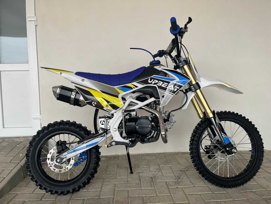 Motocicleta cross Upbeat 17/14 125cc 4T benzina albastru
