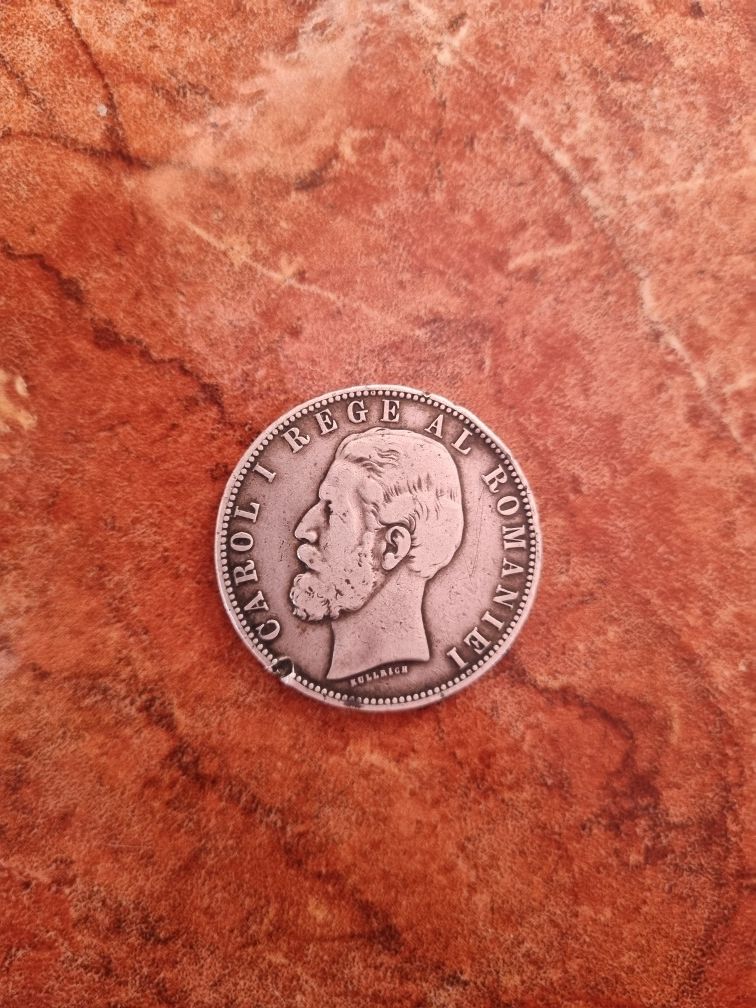 Moneda argint Carol 1 1882!