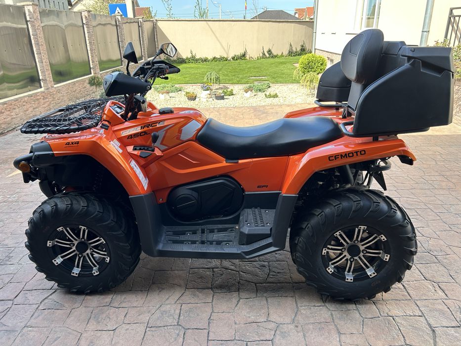CF Moto 450 L Euro 5, numere negre