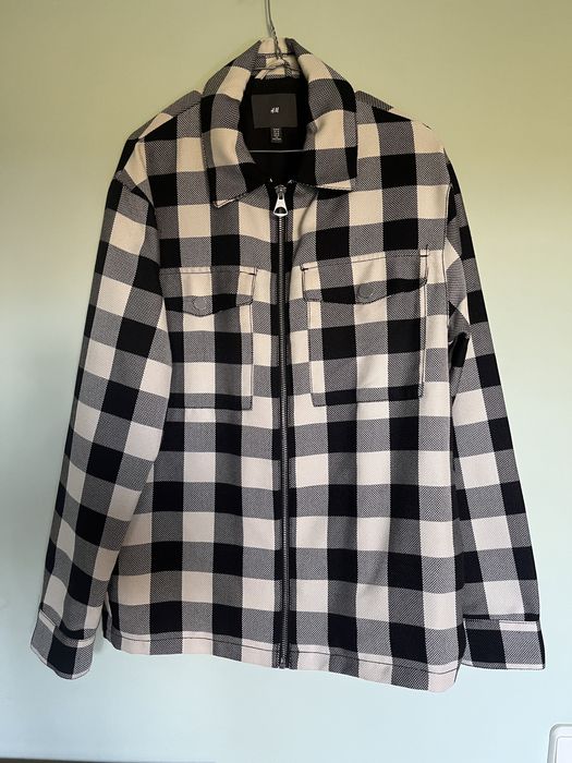 Geaca tip flannel in carouri H&M