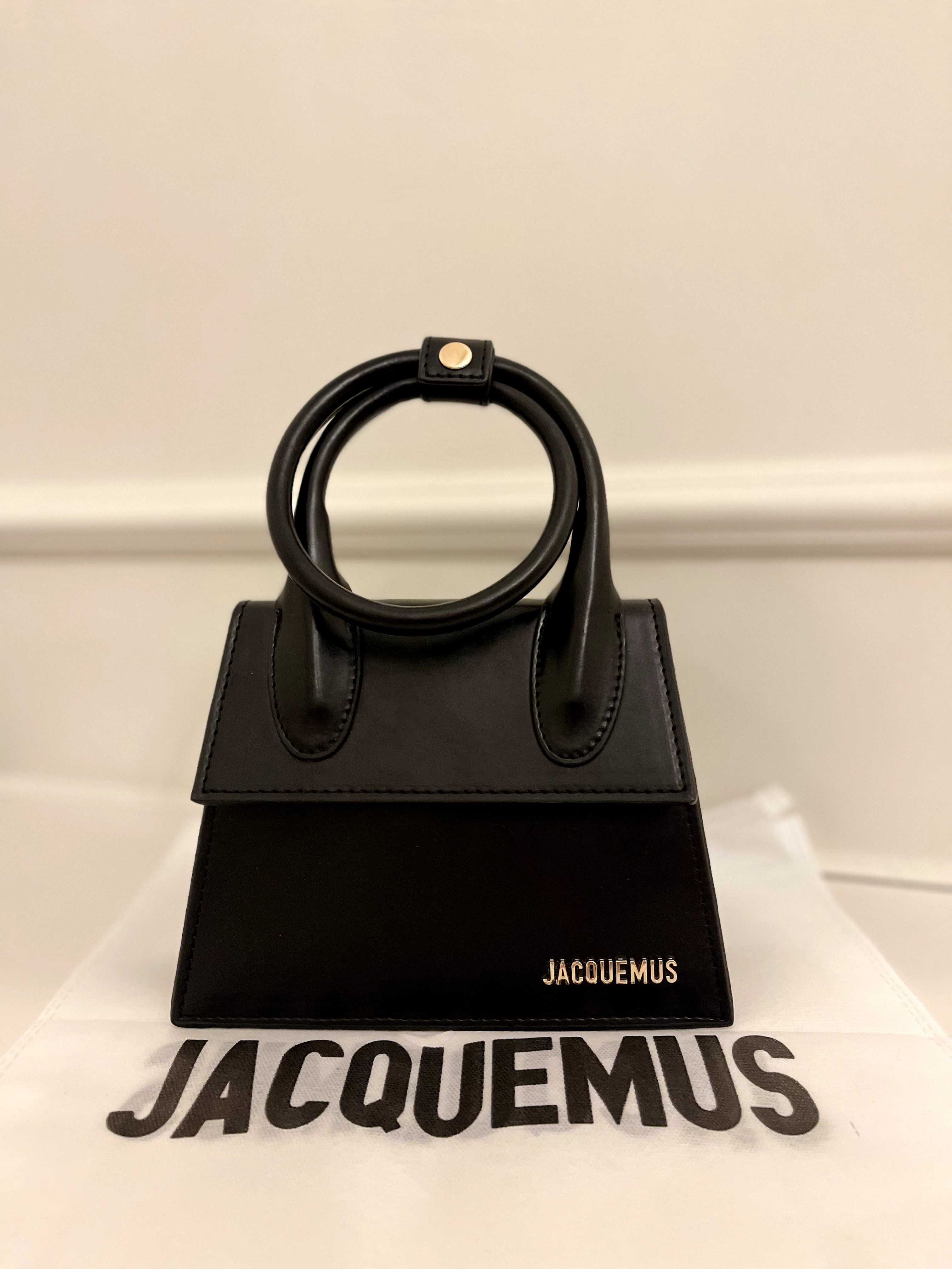 Geanta/Poșetă Jacquemus Le Chiquito Noeud Tote Bag 18cm x 13cm