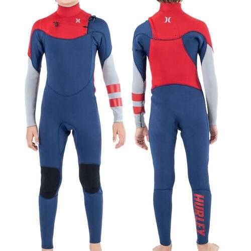 Детски неопренов костюм Hurley Advant 3/2 мм - йодно син- 14 години