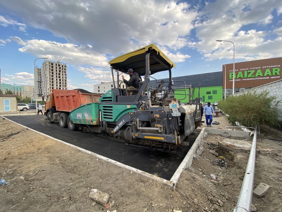 Укладка Асфальта, Асфальтирование в Атырау, ямочный ремонт, асфальт
