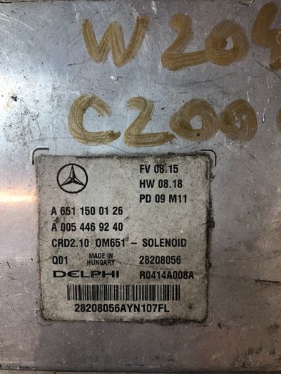 ECU Calculator motor Mercedes C200 CDI A6511500126 CRD2.10 W204