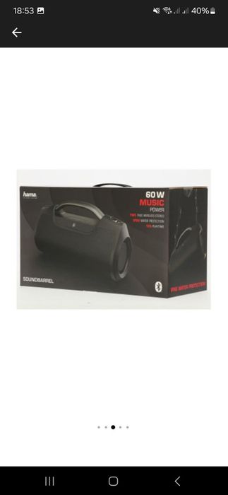 Boxa poetabila Hama 60w 12 ore de redare