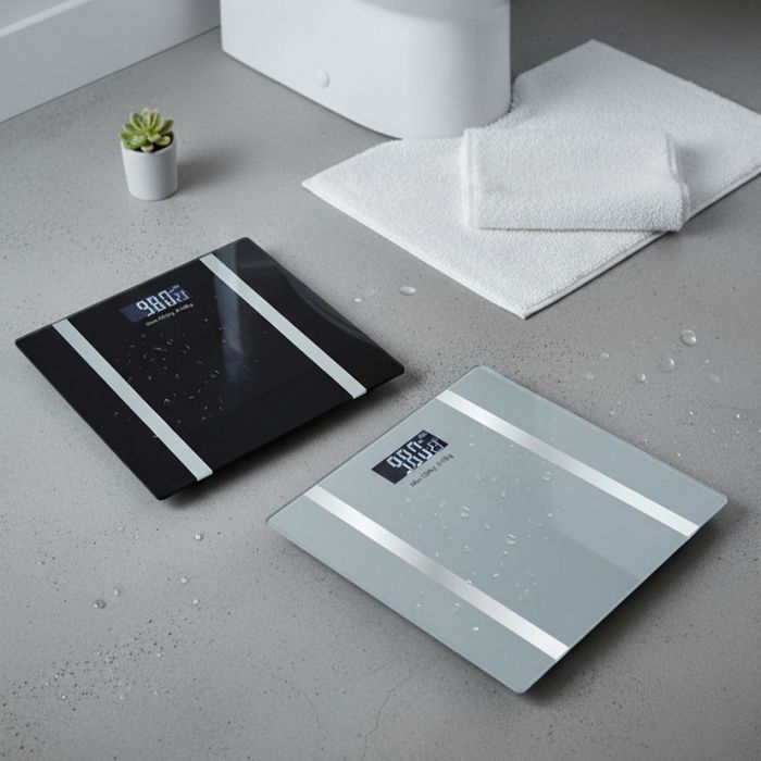 Дигитален кантар за тегло Rosberg R51650I, с Bluetooth, LCD екран, до