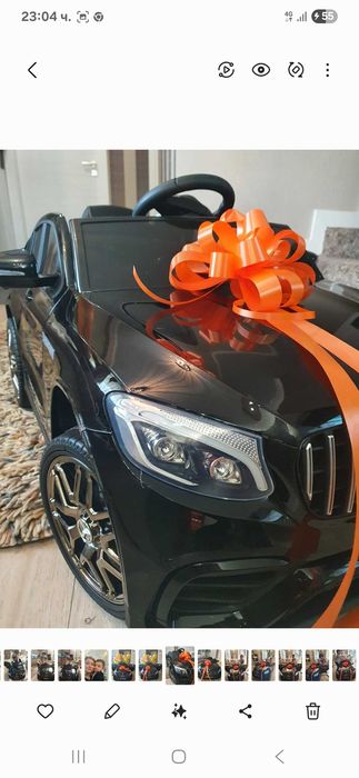 Акумулаторен джип с родителски контрол