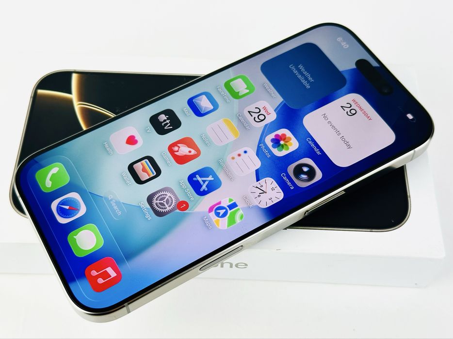 Apple iPhone 16 Pro 128GB Natural Titanium 97% Батерия! Гаранция!