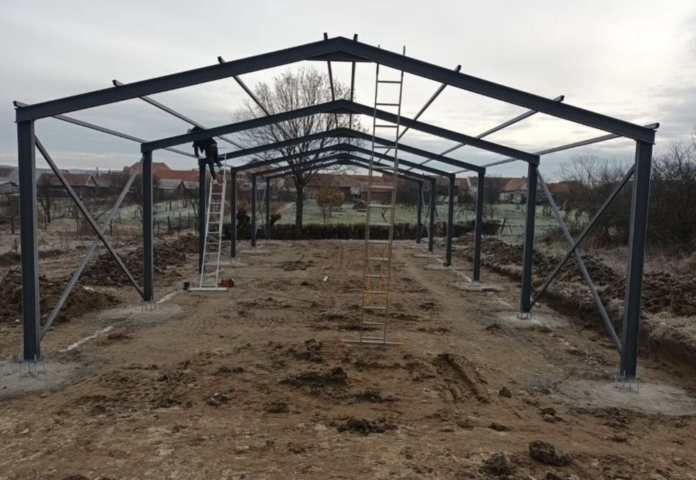 Vand structura metalica din stoc 10x15x4m