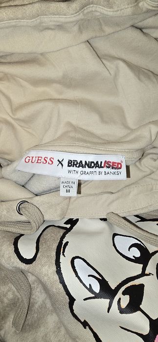 Hanorac Guess X Brandalised Leon Washed Bunny.