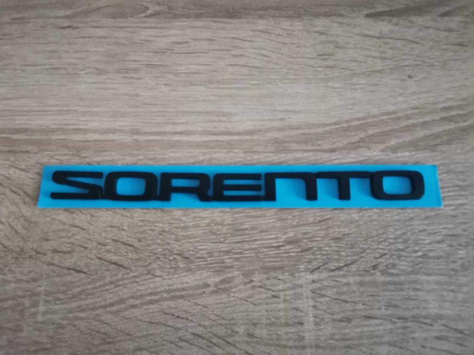 черен надпис Kia Sorento Киа Соренто
