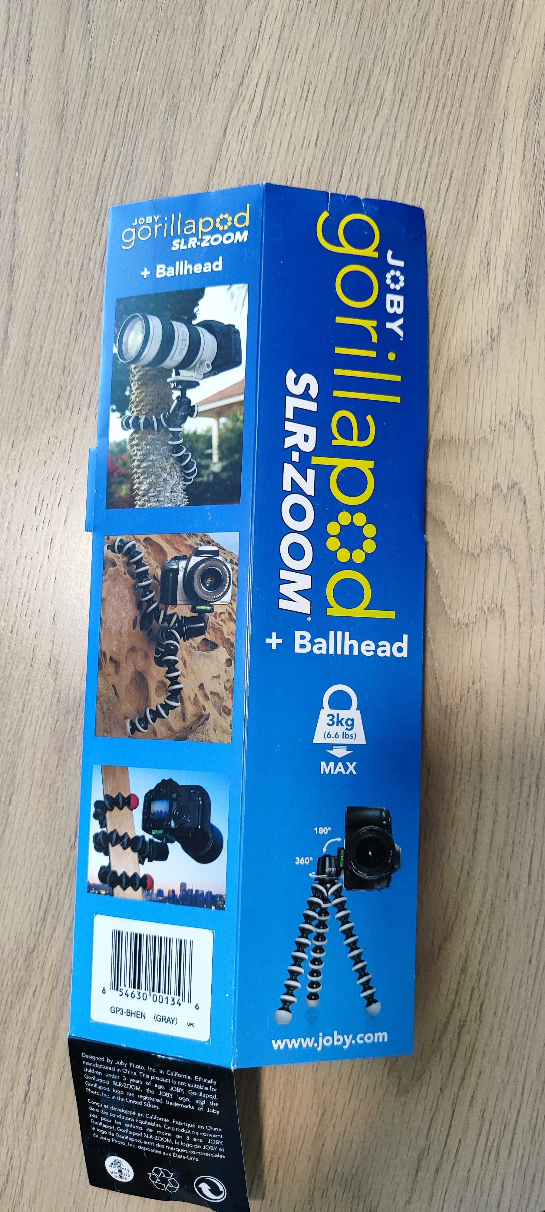 Статив за фотоапарат Jobby Gorillapod SLR-Zoom с глава тип Ballhead