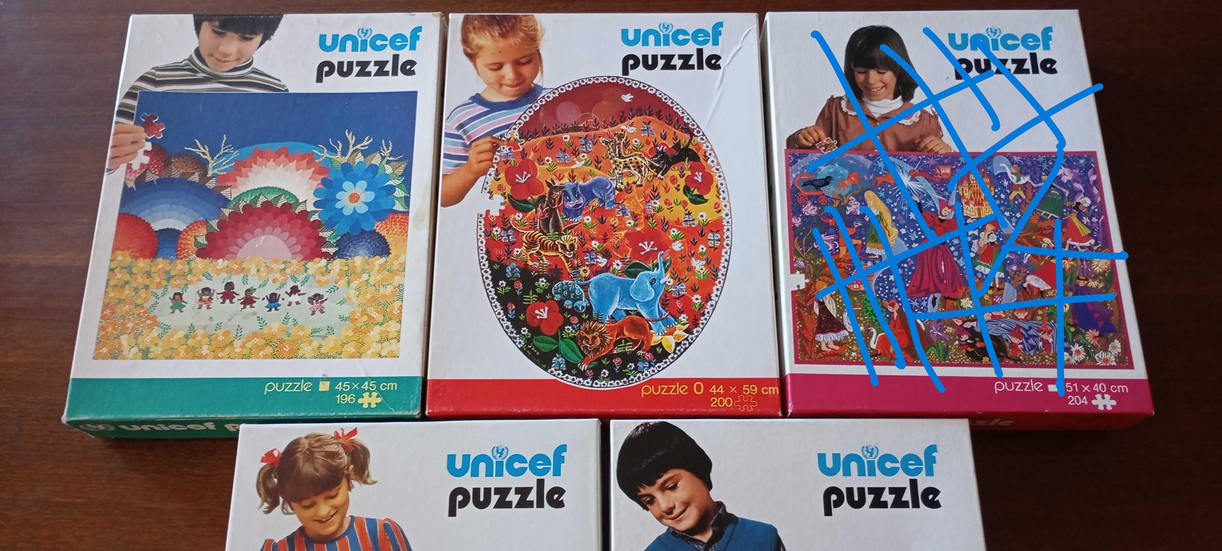 Колекционерски  Ретро Пъзели UNICEF
