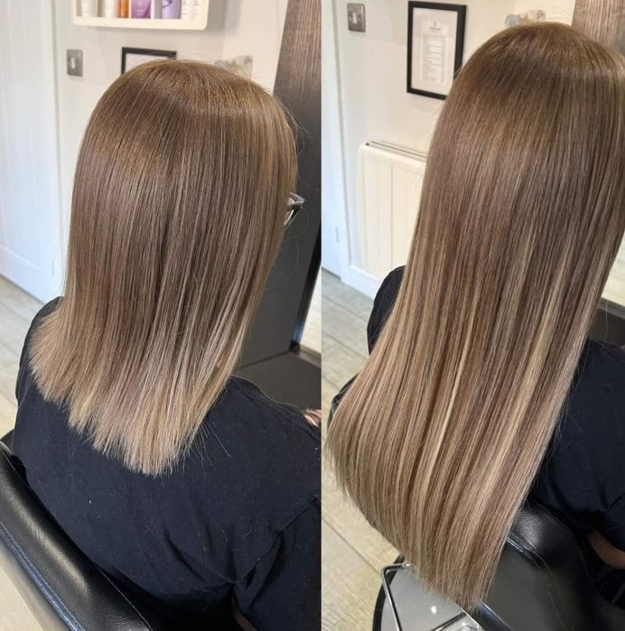 Montaj extensii de par natural Tape-on