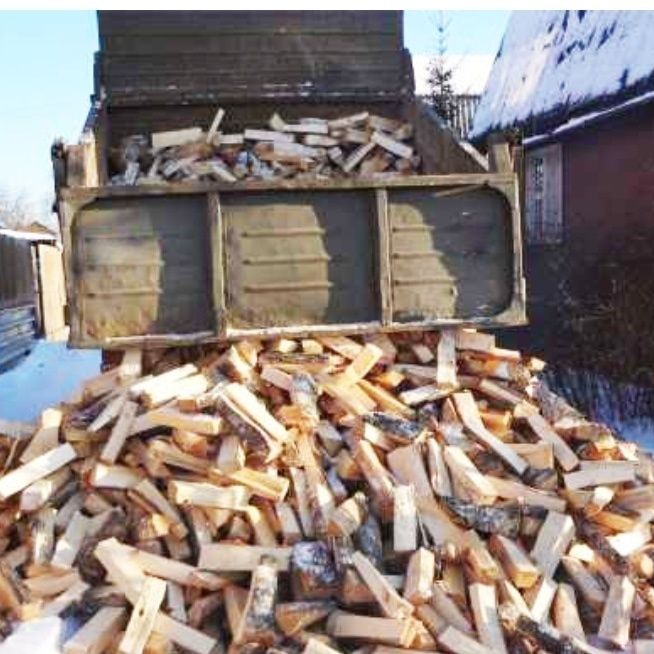 Дрова колотые берёза.
