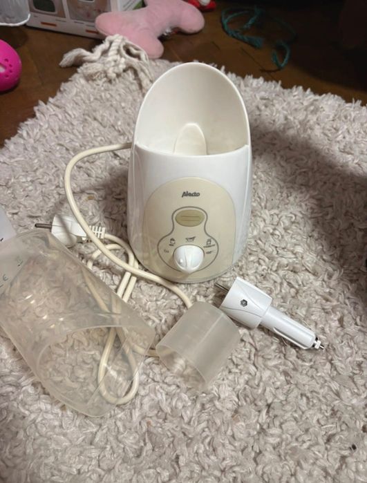 Încălzitor biberoane Alecto BW-80 + adaptor mașina
