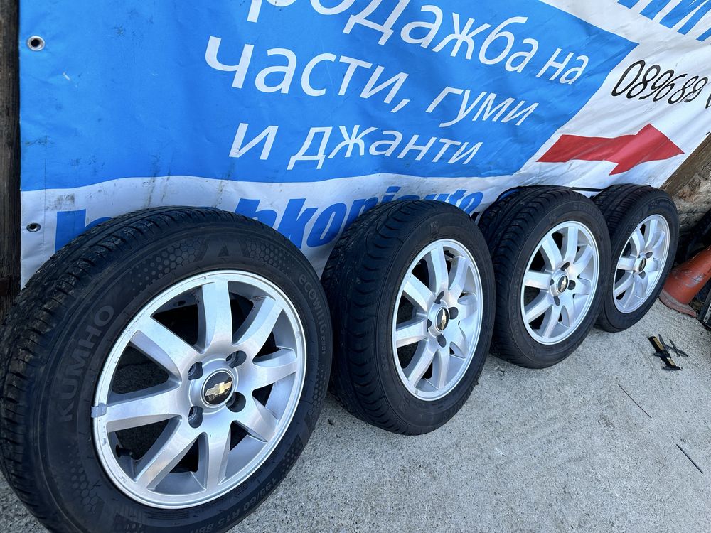 15 4х114.3 джанти с гуми